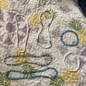 necklaces and ancle bracelets